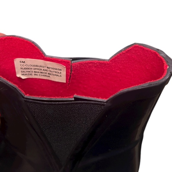 CHARTER CLUB Women Rain Boots Navy Pull-on Side Stretch Goring / NWOT / Sz. 6 - Picture 3 of 9